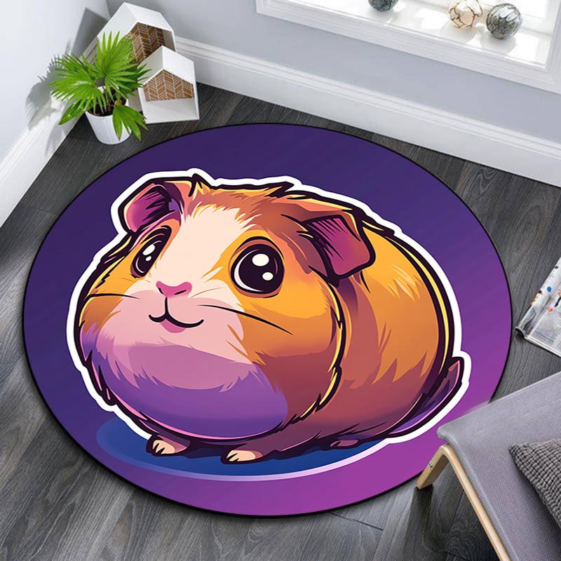Guinea Pig Round Area Rug,Carpet Rug for Living Room Bedroom Sofa Playroom Decor,Non-slip Floor Mat 80cmx80cm
Guinea Pig Round Area Rug,Carpet Rug for Living Room Bedroom Sofa Playroom Decor,Non-slip Floor Mat 80cmx80cm