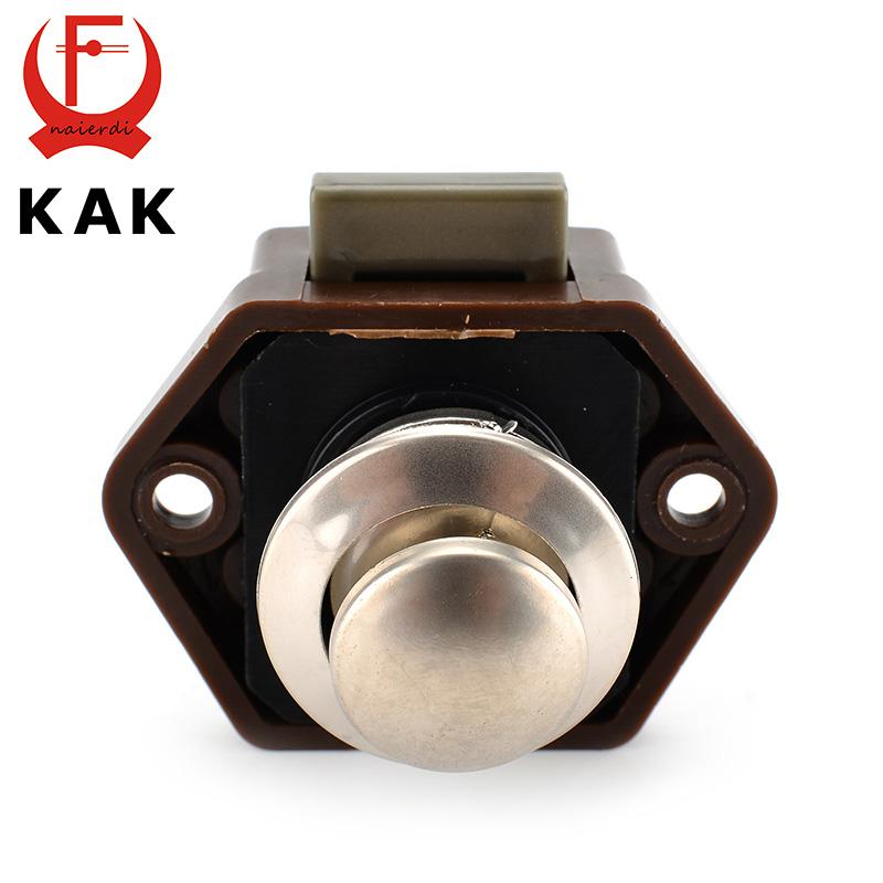 KAK Camper Car Push Lock Diameter 20mm RV Caravan Boat Motor Home Cabinet Drawer Latch Button Locks Furniture Door Lock Hardware коричневый
KAK Camper Car Push Lock Diameter 20mm RV Caravan Boat Motor Home Cabinet Drawer Latch Button Locks Furniture Door Lock Hardware коричневый
