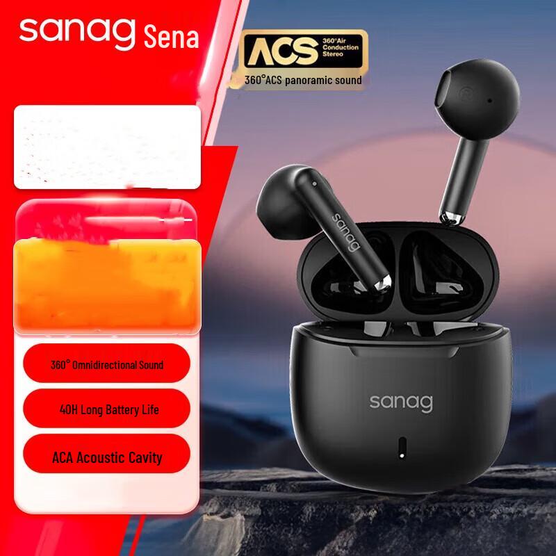 SANAG T11 Pro True Wireless Half-In-Ear Earbuds
SANAG T11 Pro True Wireless Half-In-Ear Earbuds