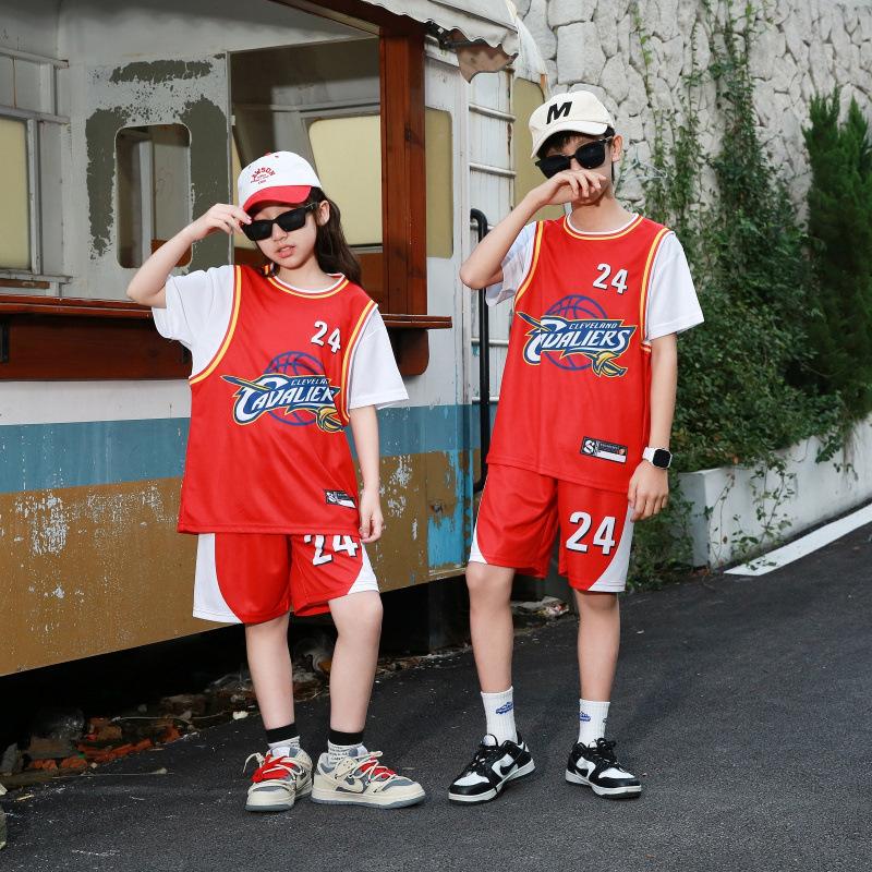 Children S Basketball Jersey Set Boys And Girls Fake Two Pieces Quick-Drying No. 24 Jersey Sports Training Short-Sleeved Jersey Group Buying 16 yards красный
Children S Basketball Jersey Set Boys And Girls Fake Two Pieces Quick-Drying No. 24 Jersey Sports Training Short-Sleeved Jersey Group Buying 16 yards красный