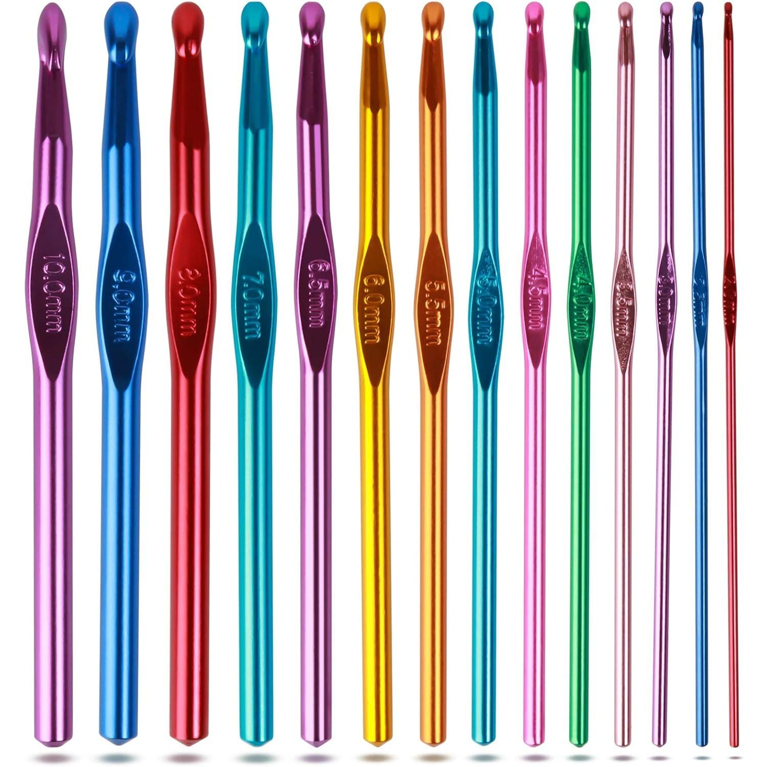 Crochet Hooks Set,Aluminum Handle Knitting Needles for Arthritic Hands,Crochet Needles for Yarn Craft,Nice Gift for Women разноцветный
Crochet Hooks Set,Aluminum Handle Knitting Needles for Arthritic Hands,Crochet Needles for Yarn Craft,Nice Gift for Women разноцветный