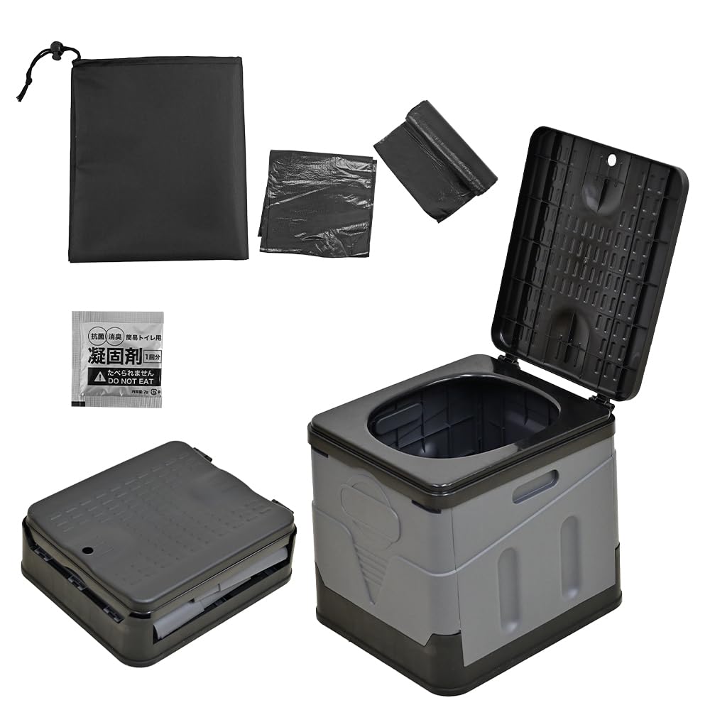 WEIMALL Portable Toilet for Earthquake Sleeping in the Main Coagulant 12 Uses Emergency Load Capacity Portable Disaster Portable Disaster Prevention серый
WEIMALL Portable Toilet for Earthquake Sleeping in the Main Coagulant 12 Uses Emergency Load Capacity Portable Disaster Portable Disaster Prevention серый