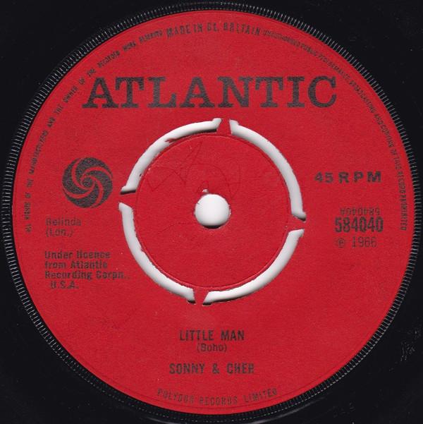 7inch Record SONNY CHER Little Man 584040 Atlantic 1966 UK Rock Used
7inch Record SONNY CHER Little Man 584040 Atlantic 1966 UK Rock Used