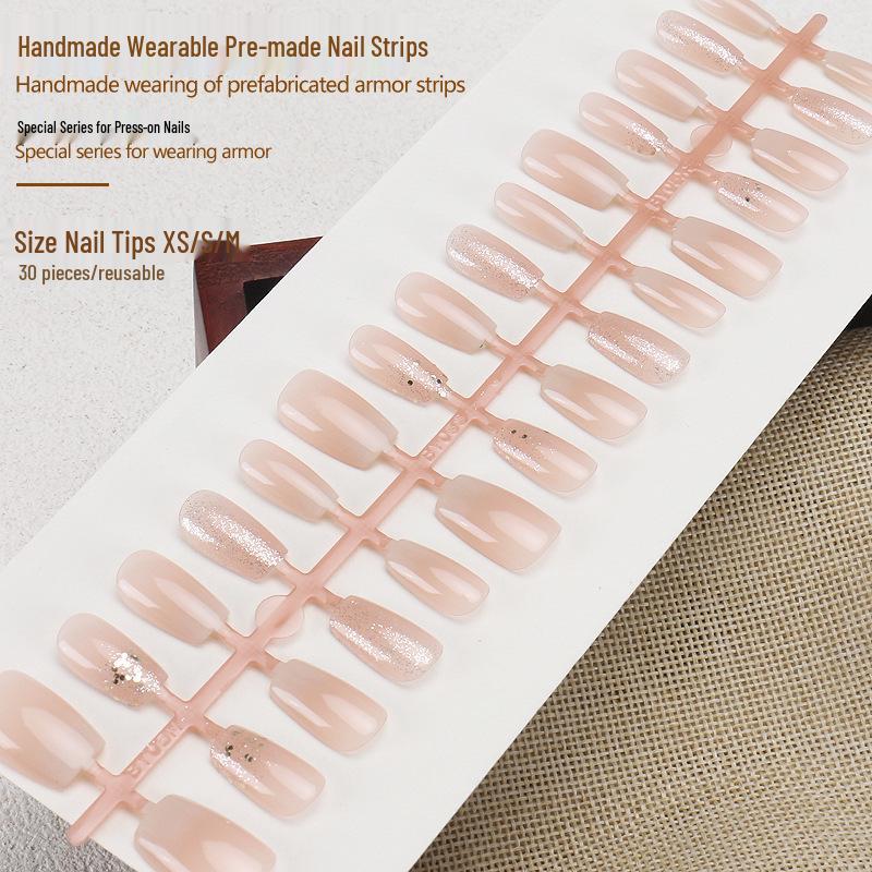 Douyin Hot Style Cat Eye Gradient Short False Nails - Handmade High-End Spicy Girl Manicure
Douyin Hot Style Cat Eye Gradient Short False Nails - Handmade High-End Spicy Girl Manicure