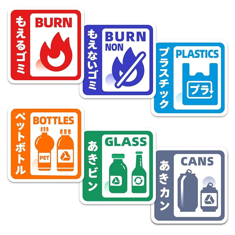 Garbage separation sticker 6 pieces set 8.5cmx8.5cm trash can sorting Separation sticker Garbage separation sticker Vinyl material (PVC) Weatherproof
Garbage separation sticker 6 pieces set 8.5cmx8.5cm trash can sorting Separation sticker Garbage separation sticker Vinyl material (PVC) Weatherproof