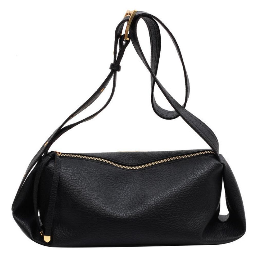 New Soft PU Leather Bucket Bag Large Capacity Lichee Pattern Crossbody Bag Solid Color Zipper Pillow Bag Women чёрный
New Soft PU Leather Bucket Bag Large Capacity Lichee Pattern Crossbody Bag Solid Color Zipper Pillow Bag Women чёрный