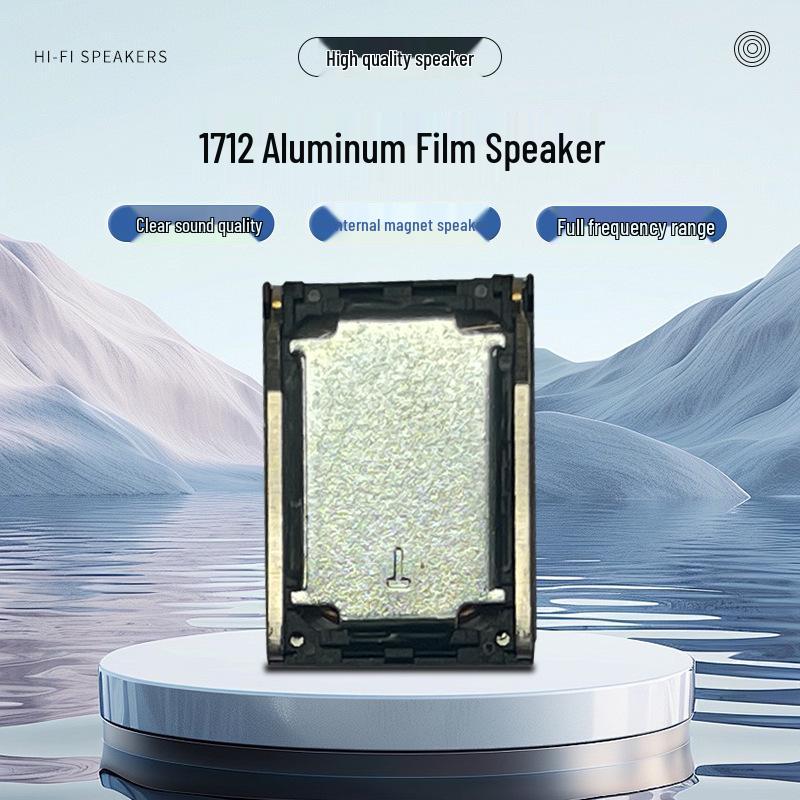 1712 Aluminum Film Smartwatch Speaker, 7 Ohm, 1W Internal Magnet
1712 Aluminum Film Smartwatch Speaker, 7 Ohm, 1W Internal Magnet