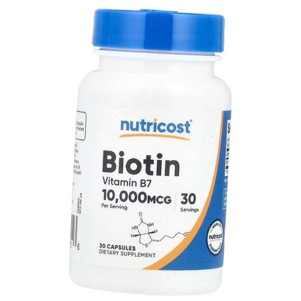 Біотин у капсулах, Biotin 10000, Nutricost (36647066) 30caps
Біотин у капсулах, Biotin 10000, Nutricost (36647066) 30caps