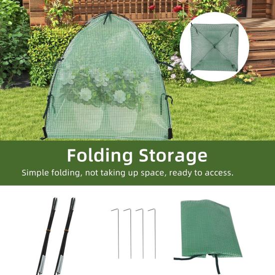 Pest Barrier Plant Tent Cover with Stake Outdoor Garden Fruits Vegetables Plant Shade Netting Mesh Cover Bird Animal Protection Guard Cover A
Pest Barrier Plant Tent Cover with Stake Outdoor Garden Fruits Vegetables Plant Shade Netting Mesh Cover Bird Animal Protection Guard Cover A