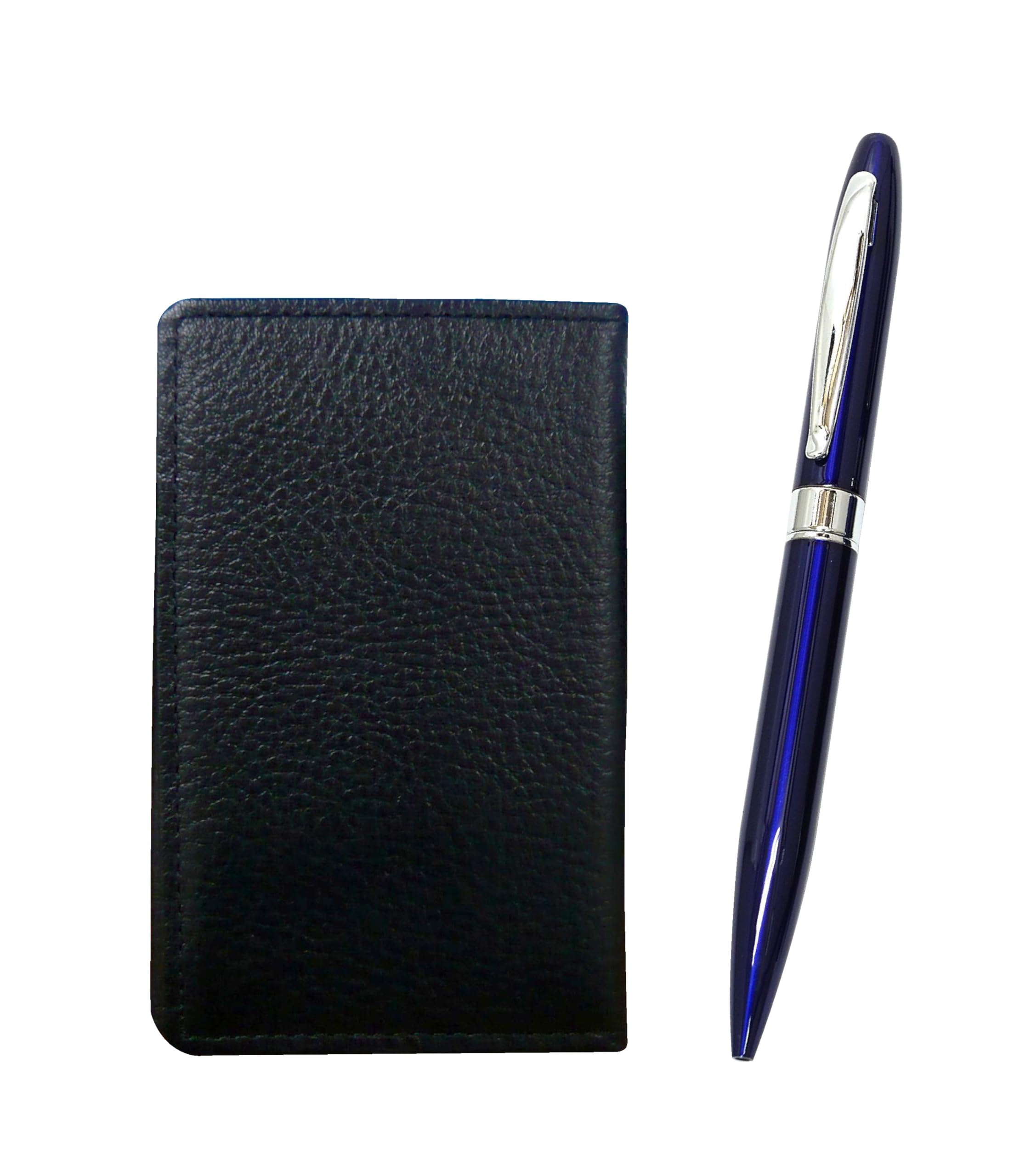 Grained cowhide black business card holder Lasting piece metal rotary ballpoint pen set Blue MEIB-TK23-L
Grained cowhide black business card holder Lasting piece metal rotary ballpoint pen set Blue MEIB-TK23-L