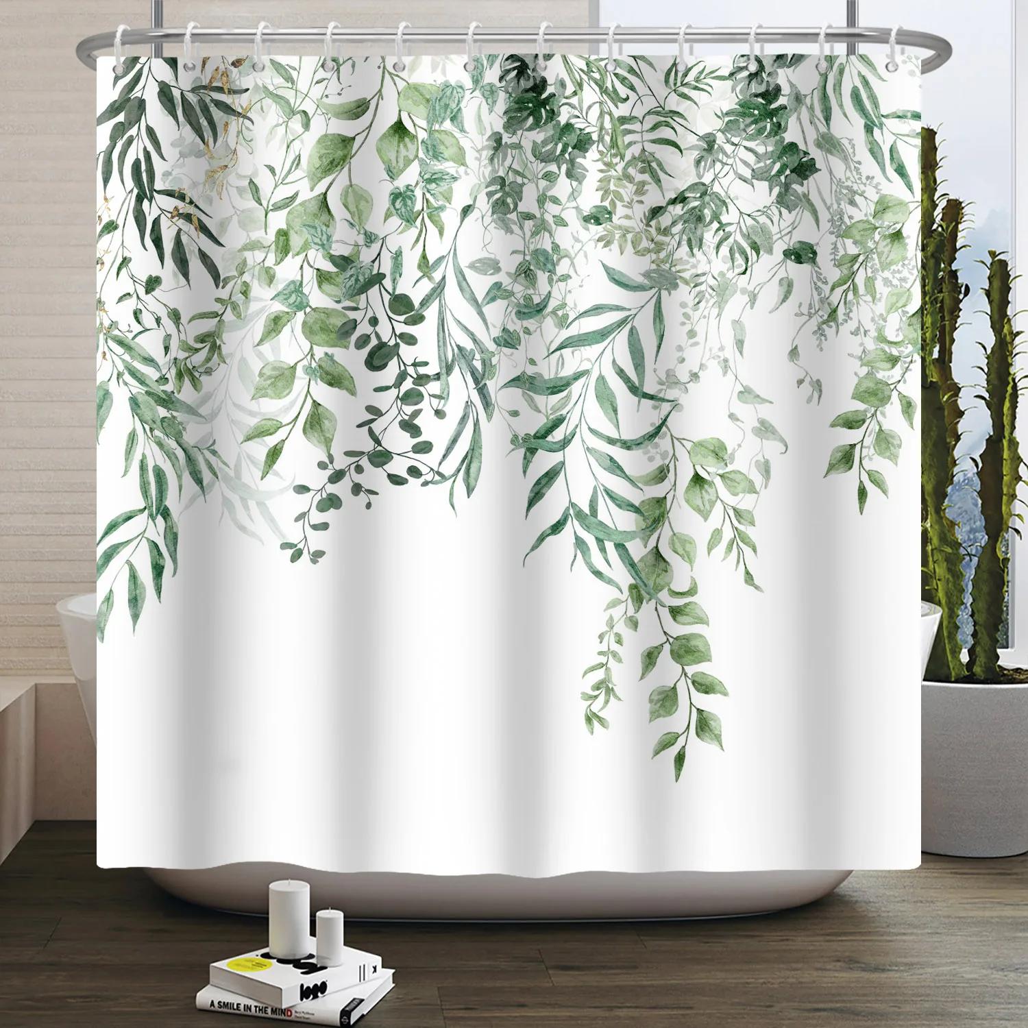 Watercolor Green Leaf Shower Curtain for Bathroom Vines Plant Nordic Minimalist Polyester Botanic Curtain for Home Hotel 180x2 90x180cm
Watercolor Green Leaf Shower Curtain for Bathroom Vines Plant Nordic Minimalist Polyester Botanic Curtain for Home Hotel 180x2 90x180cm