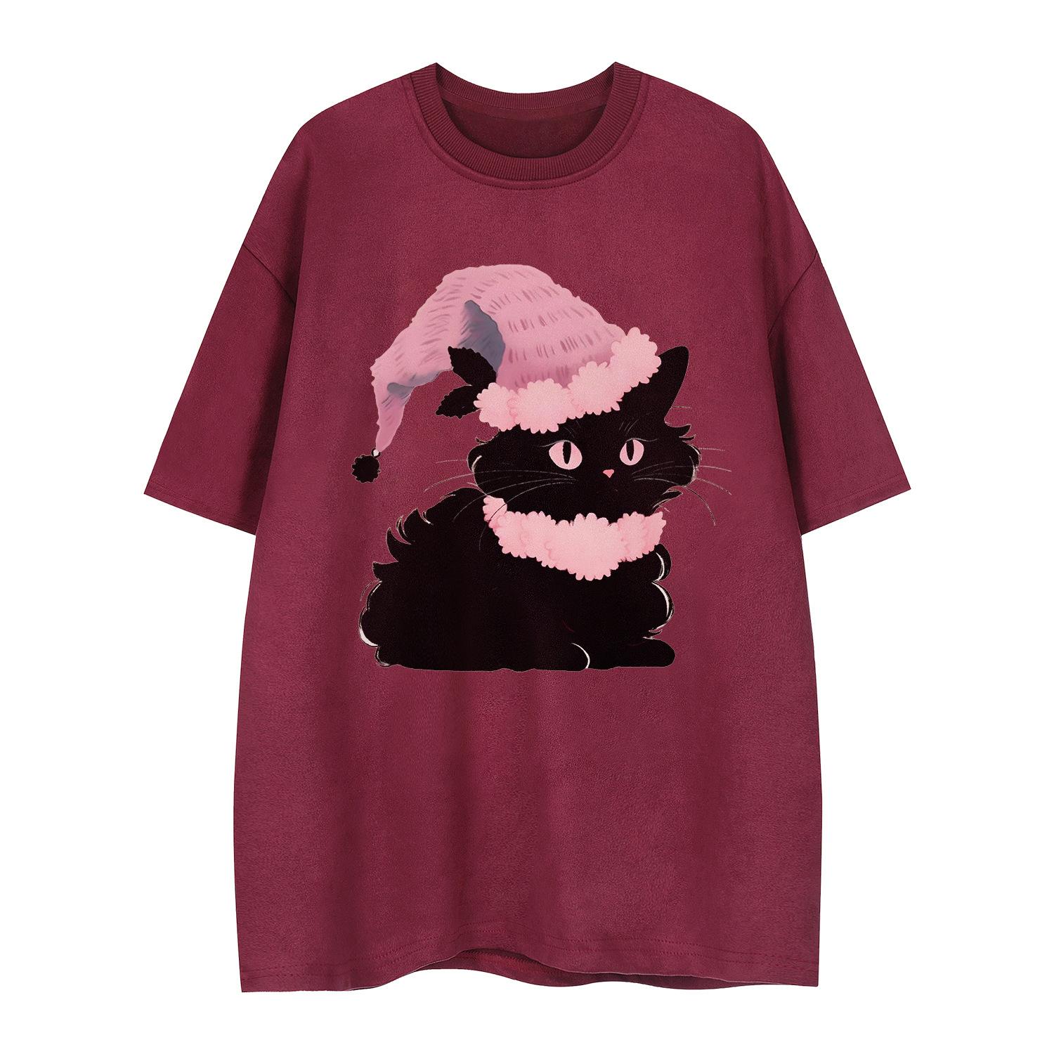 Модная летняя забавная креативная футболка с минималистской спальной шапкой, принтом котенка и короткими рукавами для мужчин и женщин XL красный
Модная летняя забавная креативная футболка с минималистской спальной шапкой, принтом котенка и короткими рукавами для мужчин и женщин XL красный