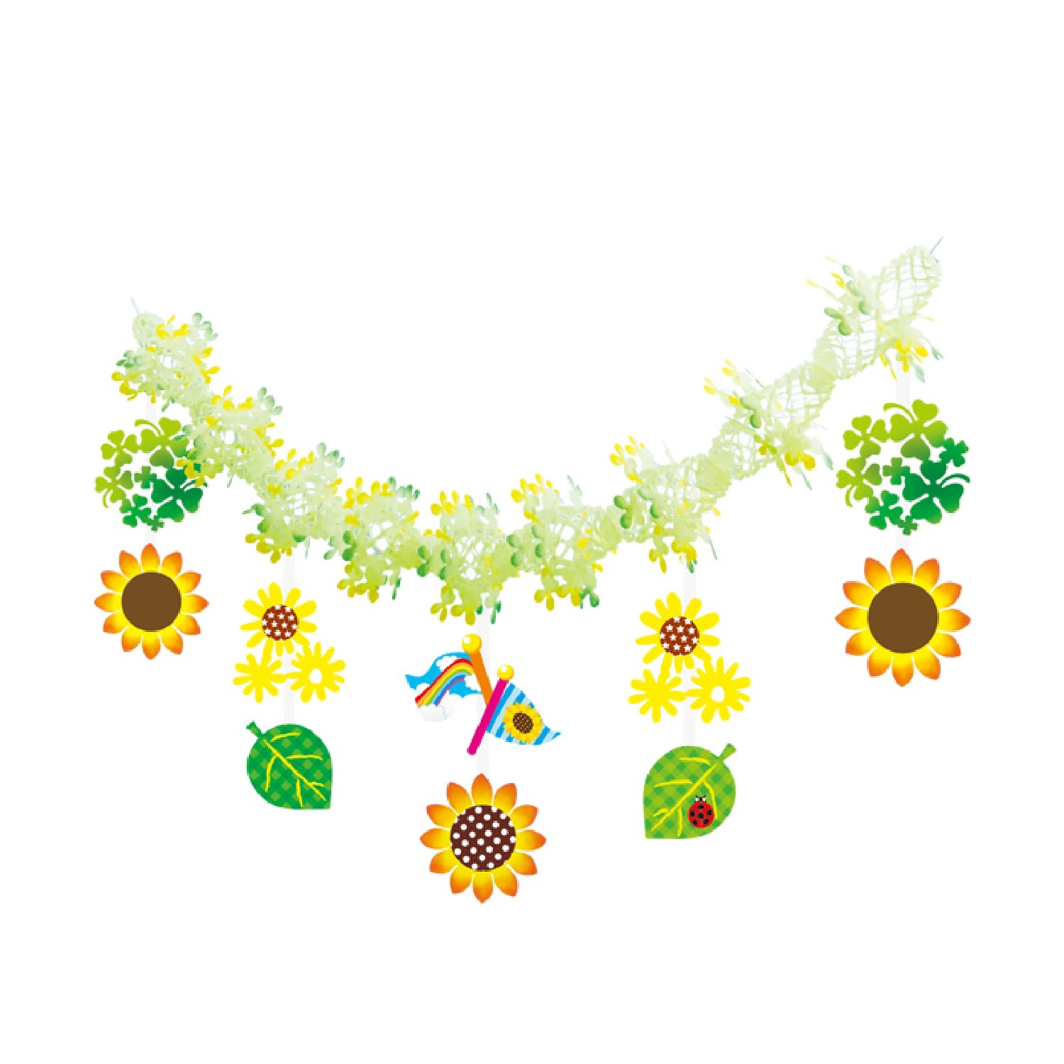 Sasagawa Store Decoration Garland Store Supplies Summer Height 500mm x Width 200mm x Length 1800mm Sunflower Road Garland 39-8241
Sasagawa Store Decoration Garland Store Supplies Summer Height 500mm x Width 200mm x Length 1800mm Sunflower Road Garland 39-8241