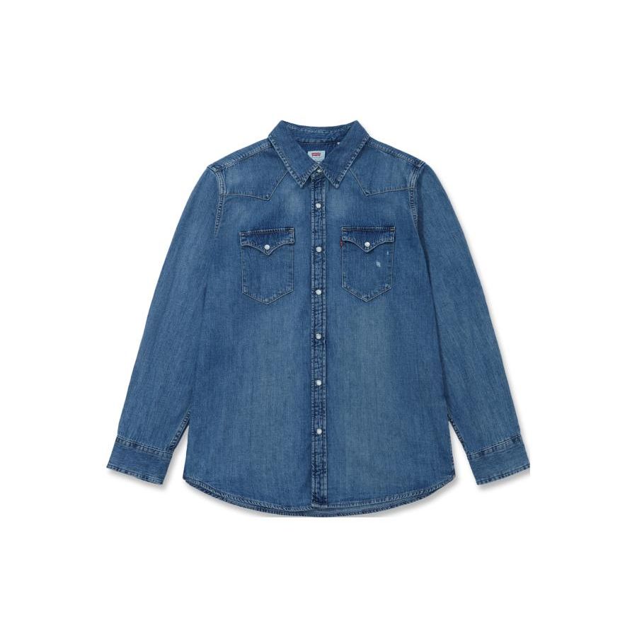 Levis Однотонная джинсовая рубашка с пуговицами и острым воротником, с длинным рукавом, мужская, синяя 85745-0056 M
Levis Однотонная джинсовая рубашка с пуговицами и острым воротником, с длинным рукавом, мужская, синяя 85745-0056 M