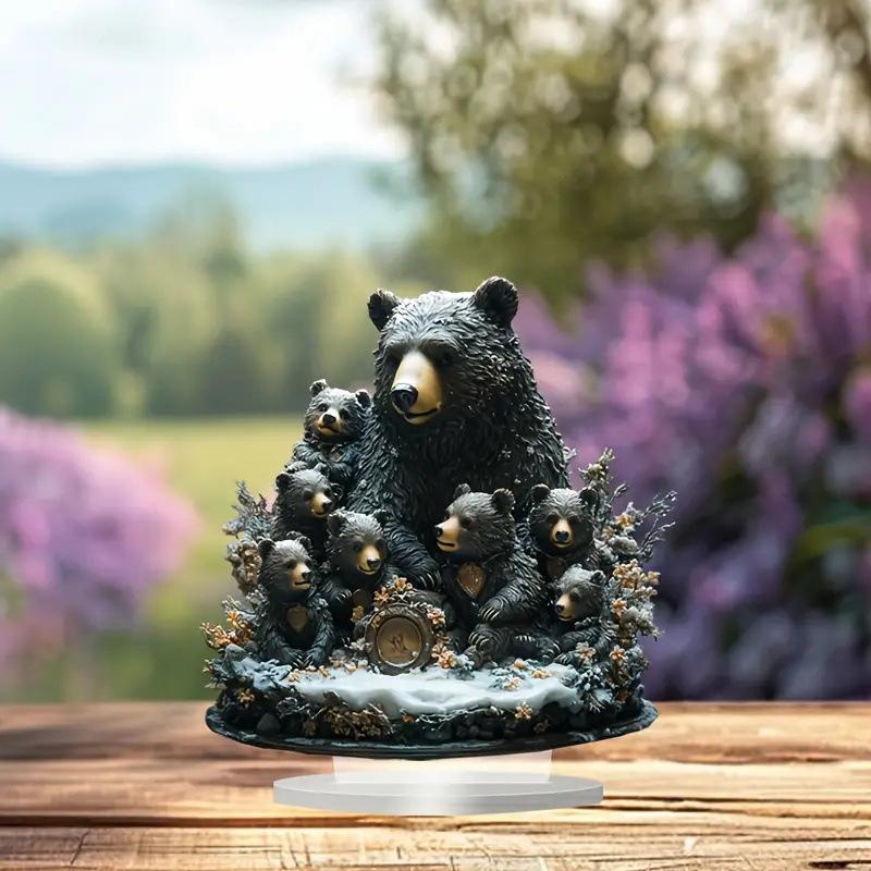 2D Flat Acrylic Bohemian Black Bear Desktop Decoration, with Base, Suitable for Wall Decoration, Porch, Room, Villa, Accents Home, Hallway, or Workpla 20*19.5CM
2D Flat Acrylic Bohemian Black Bear Desktop Decoration, with Base, Suitable for Wall Decoration, Porch, Room, Villa, Accents Home, Hallway, or Workpla 20*19.5CM