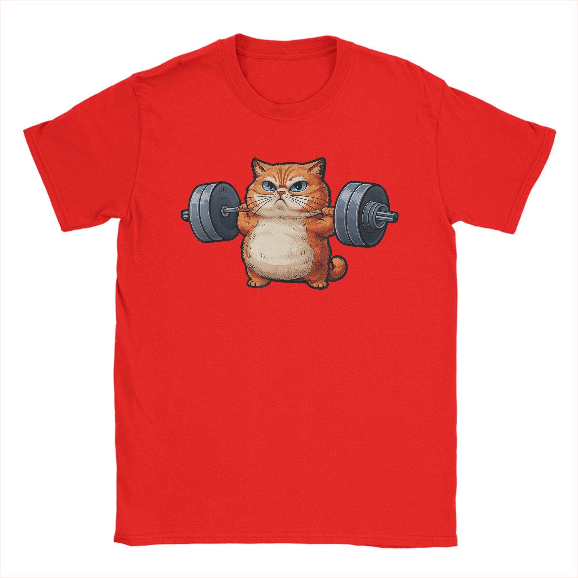 Cat Weightlifting T Shirts Men Cotton Awesome TShirt Crewneck Tees Short Sleeve Clothes Original S
Cat Weightlifting T Shirts Men Cotton Awesome TShirt Crewneck Tees Short Sleeve Clothes Original S