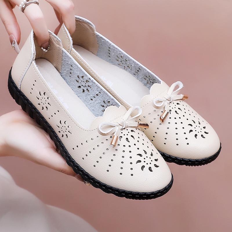 Женские сандалии из натуральной кожи с дышащей мягкой подошвой - Нескользящий плоский каблук для среднего и пожилого возраста 40 бежевый
Женские сандалии из натуральной кожи с дышащей мягкой подошвой - Нескользящий плоский каблук для среднего и пожилого возраста 40 бежевый