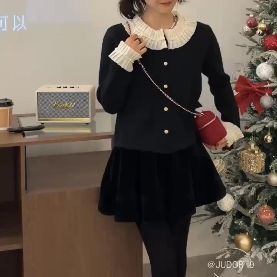 DAFIFY Женская мода повседневная осень-зима однотонный принт длинный рукав О-образный вырез свитера Size: One Size чёрный
DAFIFY Женская мода повседневная осень-зима однотонный принт длинный рукав О-образный вырез свитера Size: One Size чёрный