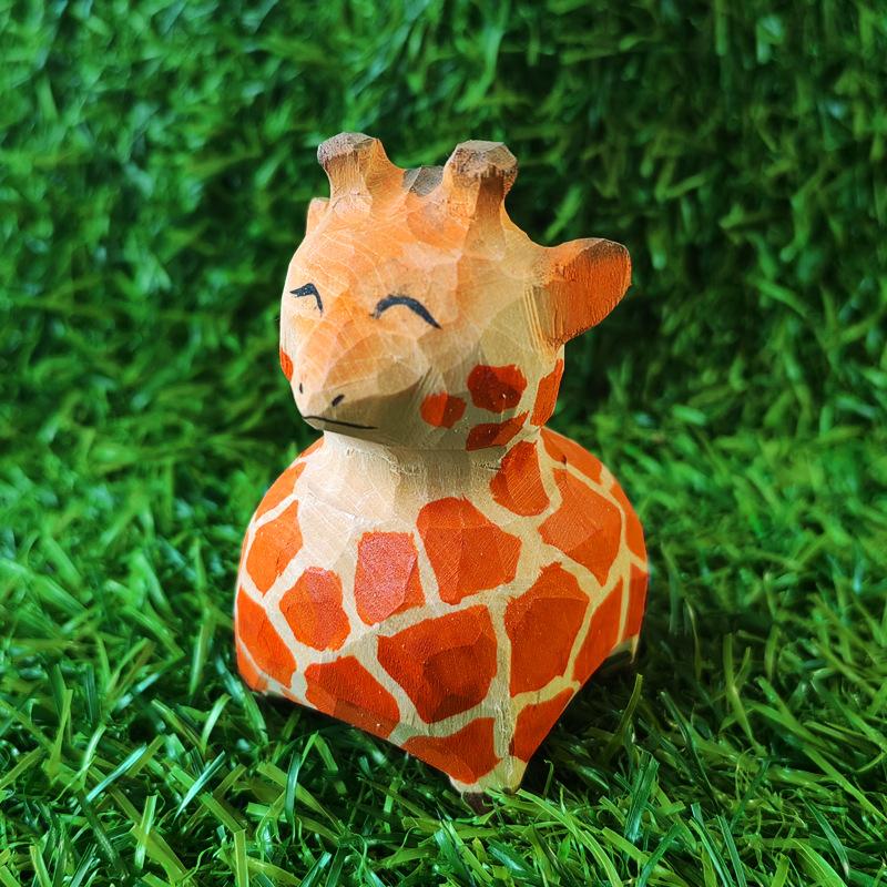 Handmade Wood Carving Giraffe Tabletop Ornament Cartoon Animal Wood Cartoon Handicraft Kawaii Decor Birthday Gift for Friend оранжевый
Handmade Wood Carving Giraffe Tabletop Ornament Cartoon Animal Wood Cartoon Handicraft Kawaii Decor Birthday Gift for Friend оранжевый