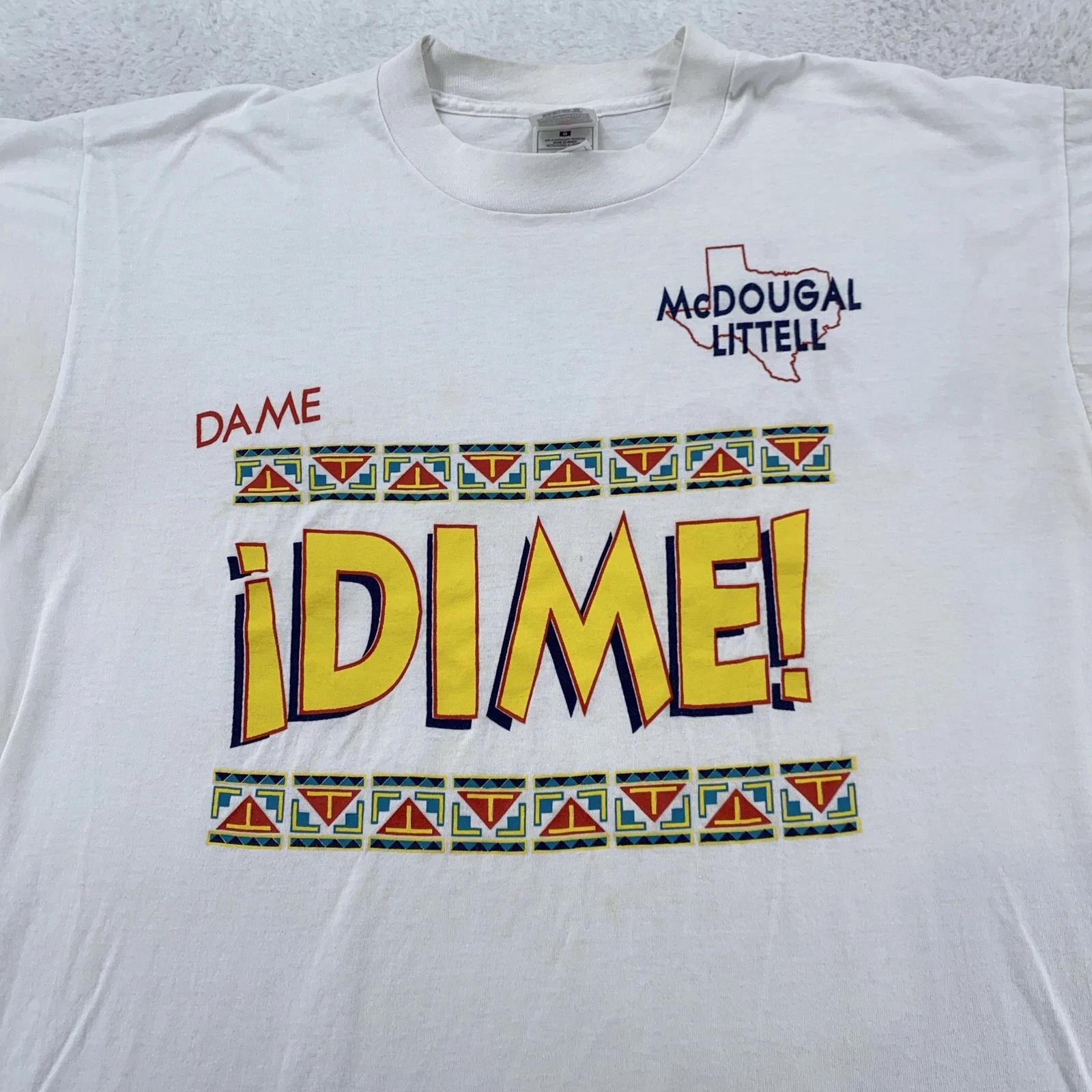 Винтажная футболка Dame Dime Мужская M/L Белая McDougal Littell Техас Графическая Футболка 90-х S
Винтажная футболка Dame Dime Мужская M/L Белая McDougal Littell Техас Графическая Футболка 90-х S