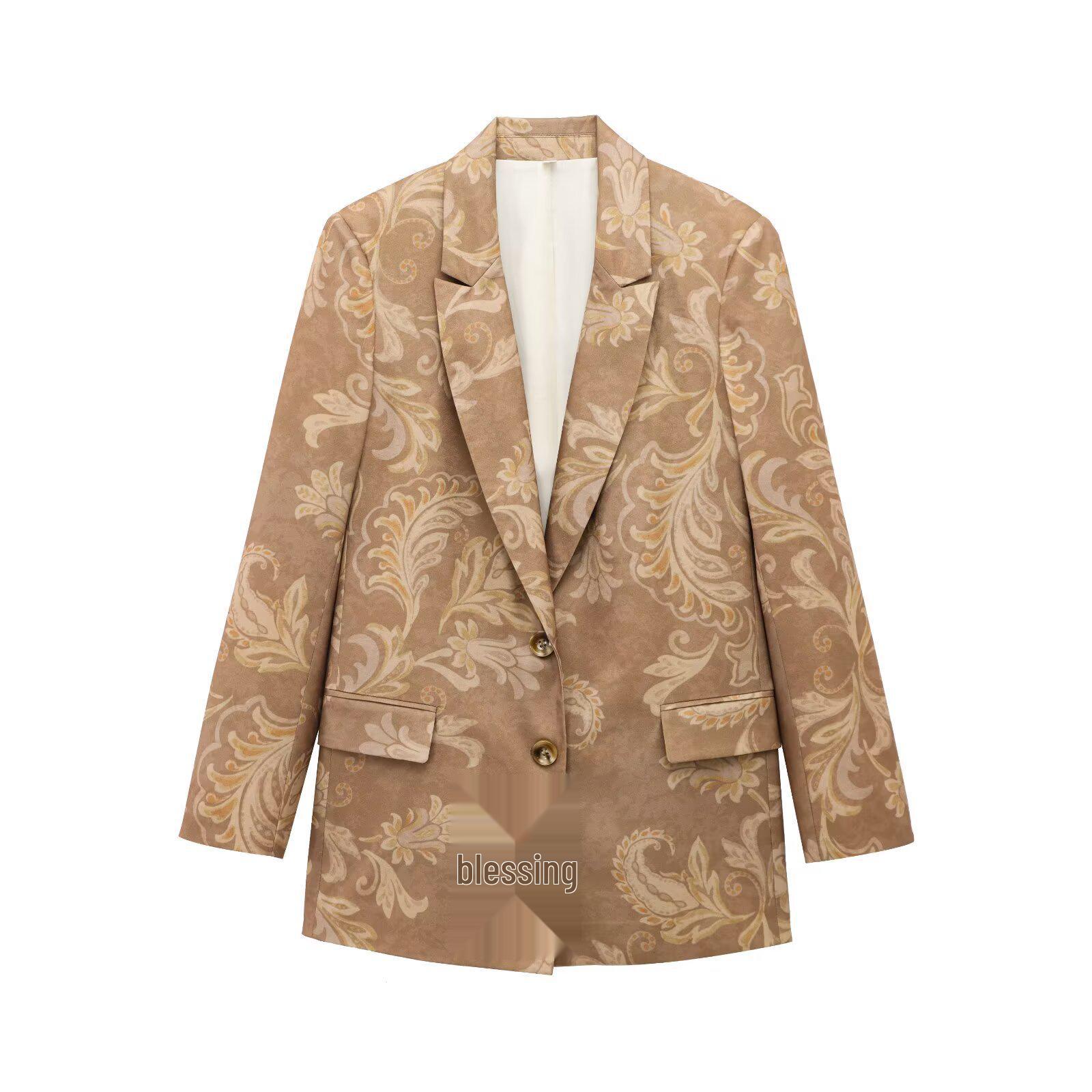 2025 Spring Women s European & American Style Fashion Suit Jacket with Shoulder Pads, Turn-Down Collar, and Pocket Detail XS
2025 Spring Women s European & American Style Fashion Suit Jacket with Shoulder Pads, Turn-Down Collar, and Pocket Detail XS