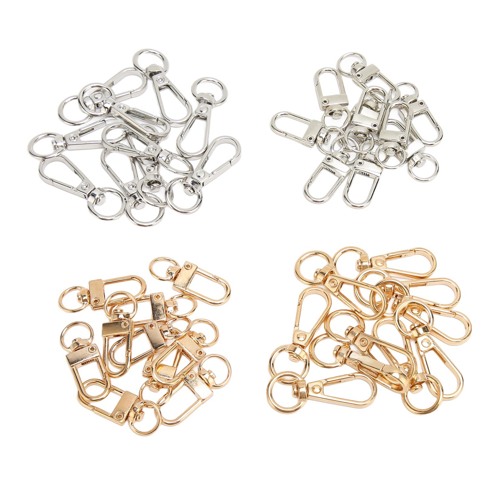 40 шт. Застежки-карабины из цинкового сплава, золотого и серебряного цвета, глянцевые, многофункциональные, с триггерными зажимами для шнурка, брелока, подвески
40 шт. Застежки-карабины из цинкового сплава, золотого и серебряного цвета, глянцевые, многофункциональные, с триггерными зажимами для шнурка, брелока, подвески