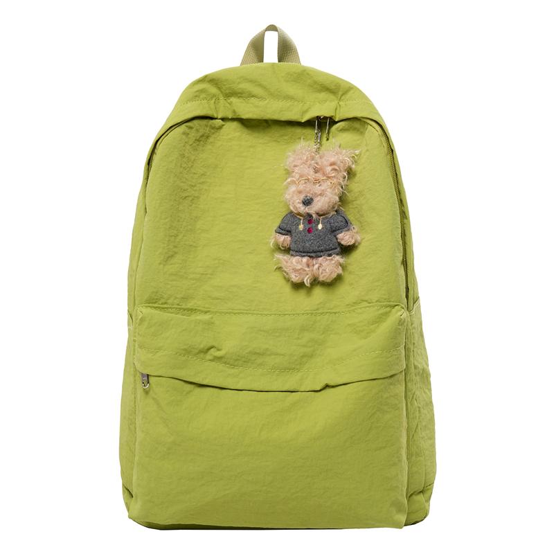 Solid Color Backpack Large Capacity School Bag Travel Lightweight Backpack Small зелений
Solid Color Backpack Large Capacity School Bag Travel Lightweight Backpack Small зелений
