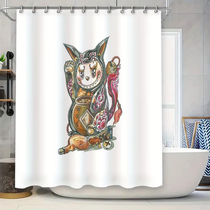 Spooky Cat Shower Curtain Witchy Halloween Decor Gothic Home Bathroom Set Horror Cute Kitty Room Divider Backdrop W60H190(CM)-1 Pcs
Spooky Cat Shower Curtain Witchy Halloween Decor Gothic Home Bathroom Set Horror Cute Kitty Room Divider Backdrop W60H190(CM)-1 Pcs