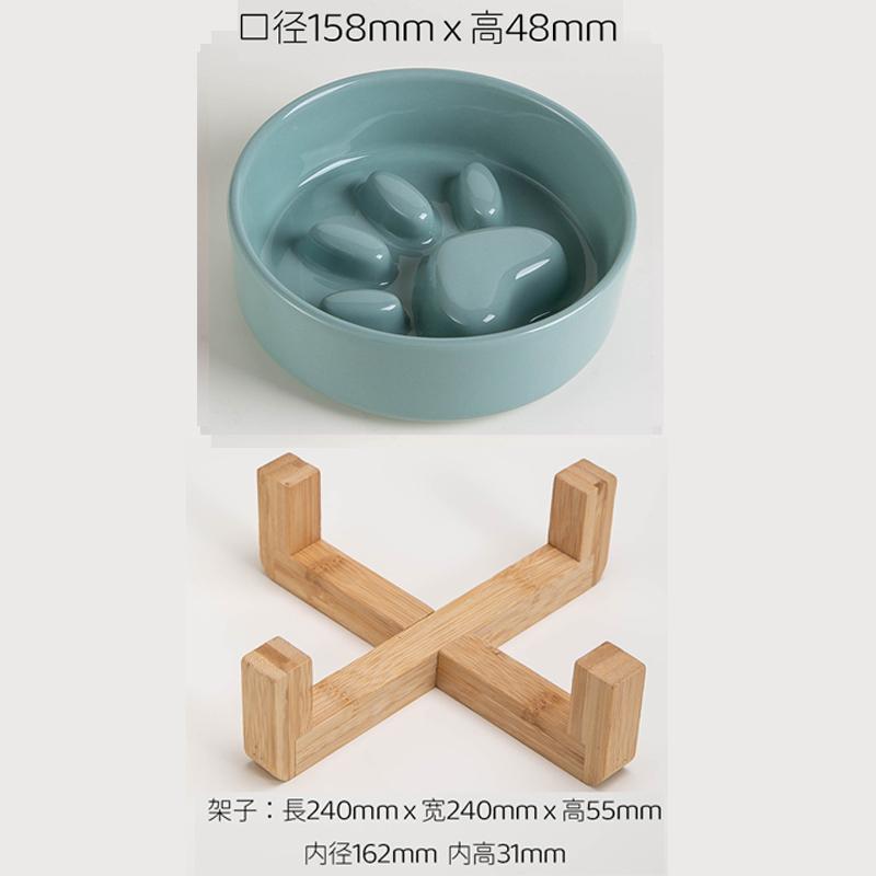 Ceramic Tall Footed Slow Eating To Prevent Choking Pet Bowls, Anti Overturning Oblique Mouth, Neck Protection, Dog Cat Bowl, 1Pc
Ceramic Tall Footed Slow Eating To Prevent Choking Pet Bowls, Anti Overturning Oblique Mouth, Neck Protection, Dog Cat Bowl, 1Pc