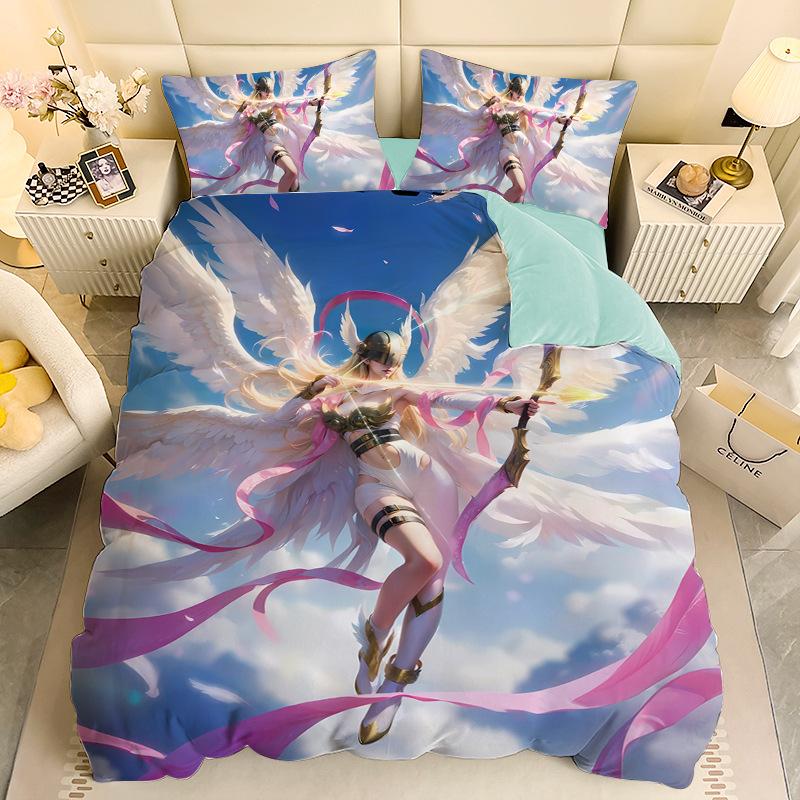 Gamer Digital-monsters Beding Set Digimon Soft with Soft Fabric Duvet Cover plus Pilowcases Unfiled Single Double Bed Children Young Gift 100*200cm Single
Gamer Digital-monsters Beding Set Digimon Soft with Soft Fabric Duvet Cover plus Pilowcases Unfiled Single Double Bed Children Young Gift 100*200cm Single