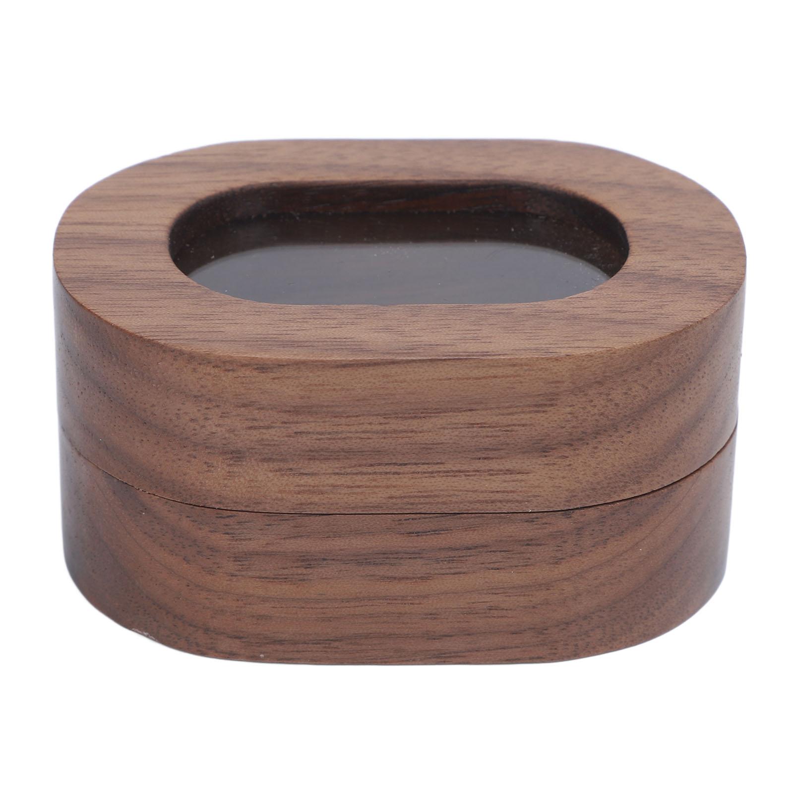 Wooden Ring Box Retro Look Compact Magnetic Closure Ring Holder Box for Daily Use Proposal Wedding
Wooden Ring Box Retro Look Compact Magnetic Closure Ring Holder Box for Daily Use Proposal Wedding