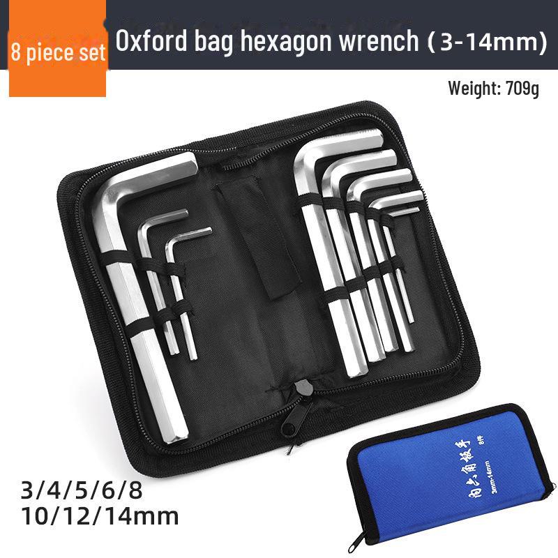 Набор шестигранных ключей в кожаной сумке: 3, 12, 14, 17, 19 мм с плоской головкой CR-V с чехлом Oxford Canvas
Набор шестигранных ключей в кожаной сумке: 3, 12, 14, 17, 19 мм с плоской головкой CR-V с чехлом Oxford Canvas