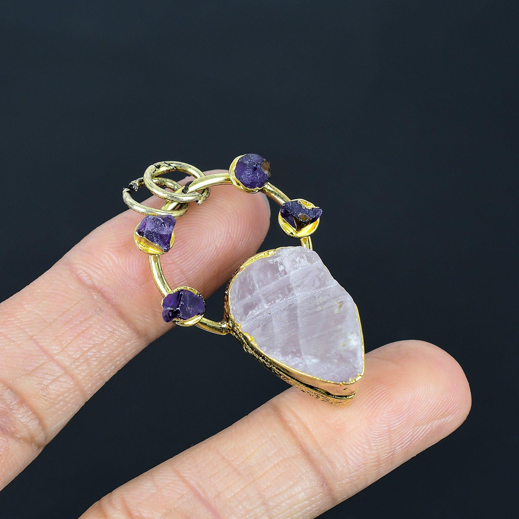 Rose Quartz Jewelry, Copper Electroformed Pendant Handmade Gemstone Jewelry, Gifts For Wife Brand New Pendant 2.55 Inches
Rose Quartz Jewelry, Copper Electroformed Pendant Handmade Gemstone Jewelry, Gifts For Wife Brand New Pendant 2.55 Inches