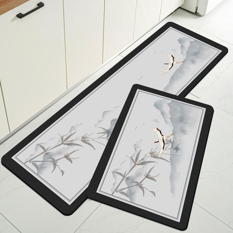 Новый китайский кухонный коврик для пола, впитывающий маслоотталкивающий, протираемый, чистый, диатомовый, быстросохнущий, нескользящий коврик, ковер Ink Air 50*120
Новый китайский кухонный коврик для пола, впитывающий маслоотталкивающий, протираемый, чистый, диатомовый, быстросохнущий, нескользящий коврик, ковер Ink Air 50*120