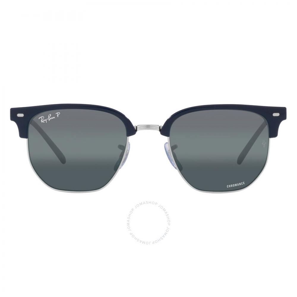 Ray Ban New Clubmaster Polarized Blue Mirrored Irregular Unisex Sunglasses RB4416 6656G6 53
Ray Ban New Clubmaster Polarized Blue Mirrored Irregular Unisex Sunglasses RB4416 6656G6 53