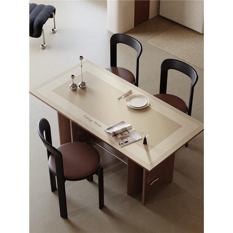 Su Yu Retro Pink Dining Table Mat: Waterproof, Oil-proof, Scald-proof, Wash-free, High-grade Anti-slip Leather Tablecloth for Home. Custom Size, Contact Customer Service
Su Yu Retro Pink Dining Table Mat: Waterproof, Oil-proof, Scald-proof, Wash-free, High-grade Anti-slip Leather Tablecloth for Home. Custom Size, Contact Customer Service