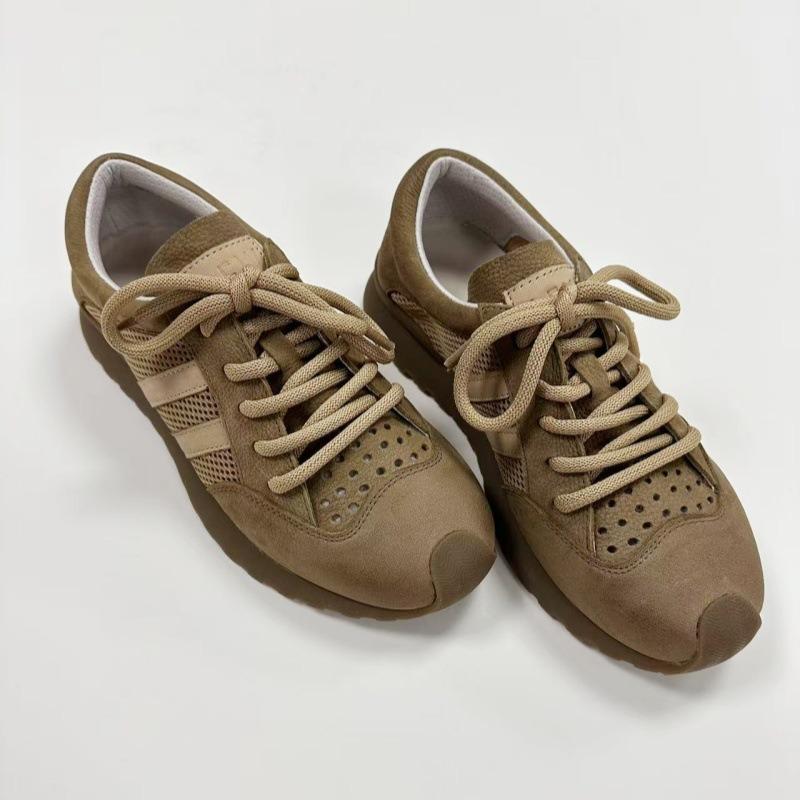 Мужская летняя дышащая повседневная обувь в стиле ретро, мужская обувь на шнуровке, спортивная обувь, мужская трендовая универсальная немецкая тренировочная обувь 44 хаки