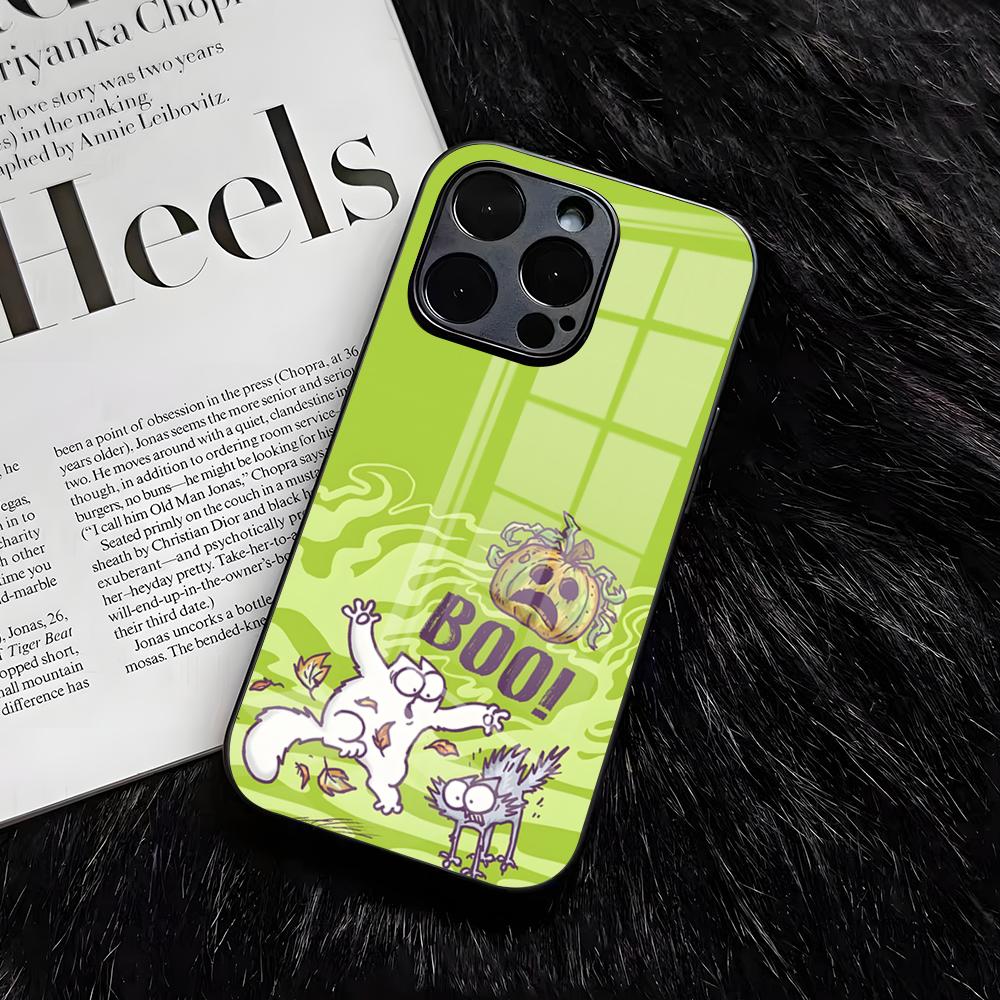 S-SIMONSE-C-CAT Phone Case For IPhone 17 Air 16 E Pro Max 15 14 13 Mini 12 Pro 11 Max Plus Black Glass Cover iPhone 16 Pro Max
S-SIMONSE-C-CAT Phone Case For IPhone 17 Air 16 E Pro Max 15 14 13 Mini 12 Pro 11 Max Plus Black Glass Cover iPhone 16 Pro Max