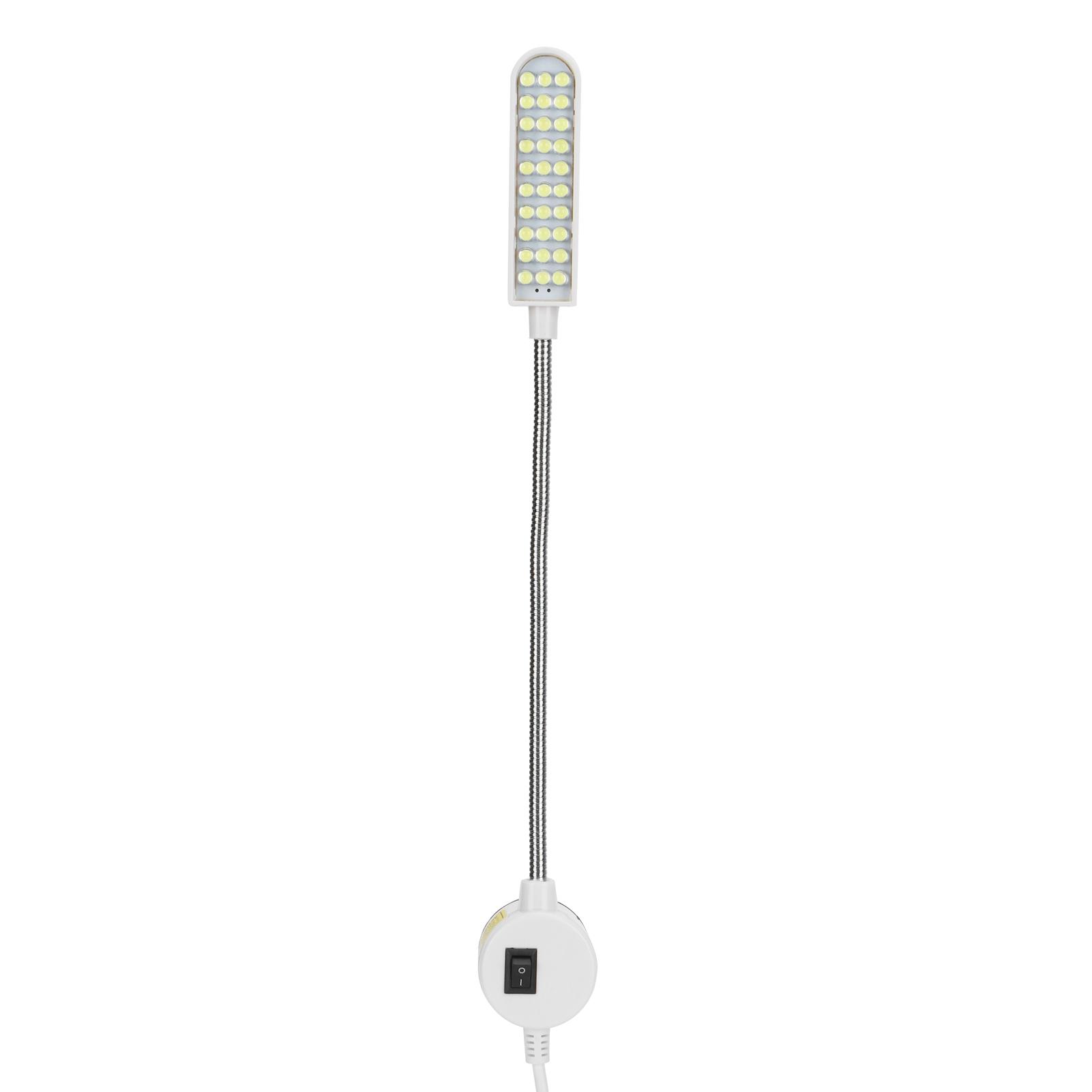 Sewing Machine LED Lamp 30 Beads Gooseneck Work Light with Magnetic Base AC
Sewing Machine LED Lamp 30 Beads Gooseneck Work Light with Magnetic Base AC