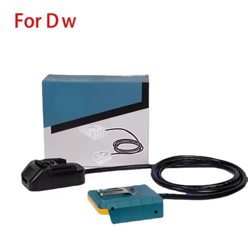 Portable Battery Extension Cord For Makita/Bosch /Milwaukee For DeWalt 18v lithium Batteries and Tools Extension Cord plug Tool
Portable Battery Extension Cord For Makita/Bosch /Milwaukee For DeWalt 18v lithium Batteries and Tools Extension Cord plug Tool