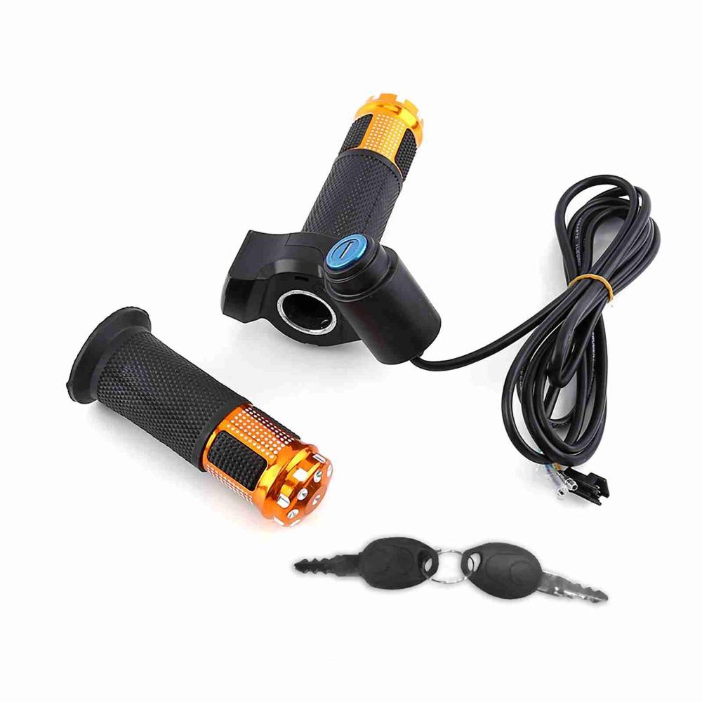 Long Cable Throttle with Digital Display and Lock for Electric Scooter,Electric Bicycle,Motorbike золотий
Long Cable Throttle with Digital Display and Lock for Electric Scooter,Electric Bicycle,Motorbike золотий