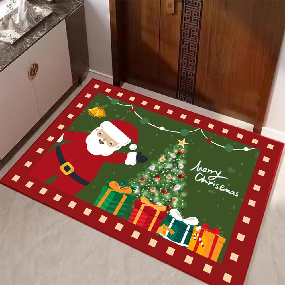 VIKAMA Festival Santa Claus Snowflake Home Entry Area Rug Bathroom Water Absorbing Anti-Slip Floor Mat Home Decoration 40x 60cm
VIKAMA Festival Santa Claus Snowflake Home Entry Area Rug Bathroom Water Absorbing Anti-Slip Floor Mat Home Decoration 40x 60cm