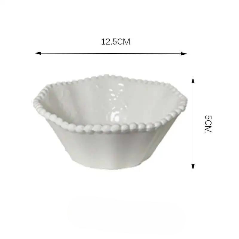 Керамическая тарелка-жемчужина Завтрак Чувство Десертная миска Блюдо для хлеба Посуда
Керамическая тарелка-жемчужина Завтрак Чувство Десертная миска Блюдо для хлеба Посуда