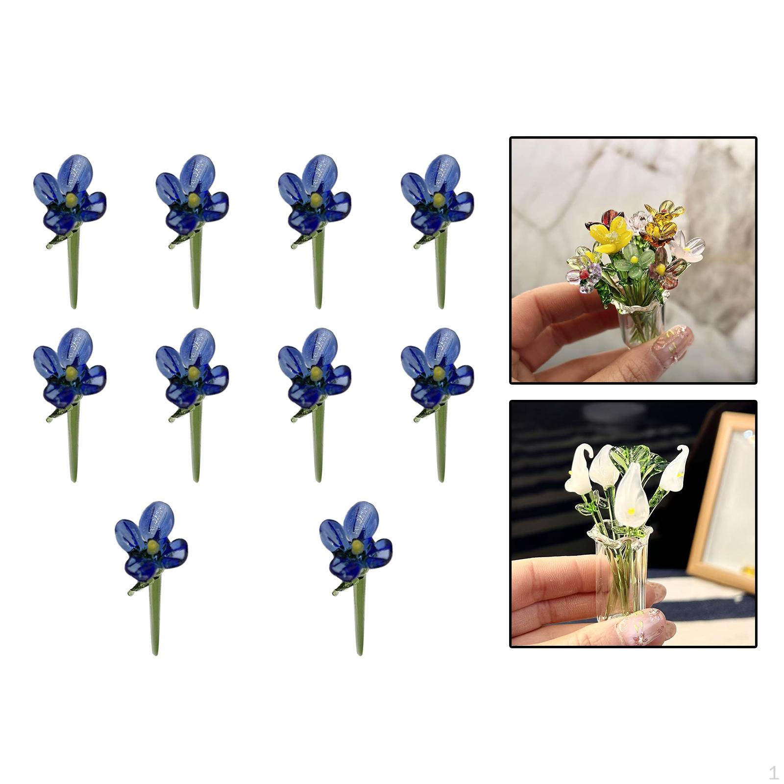 10 Mini Glass Floral Collectibles for Events and Gifting синий
10 Mini Glass Floral Collectibles for Events and Gifting синий