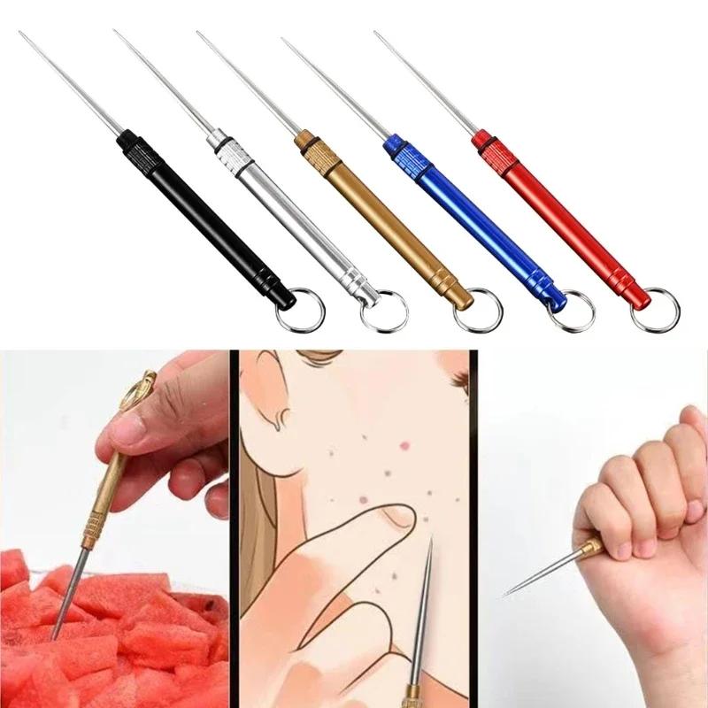 1pcs Outdoor Edc Portable Multi-Purpose Toothpick Bottle Fruit Fork Camping Tool Toothpick Tube Is More Durable Than Floss
1pcs Outdoor Edc Portable Multi-Purpose Toothpick Bottle Fruit Fork Camping Tool Toothpick Tube Is More Durable Than Floss