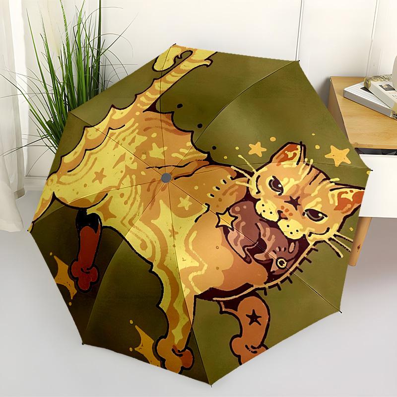 1PC Cat Star Automatic Folding Umbrella - Compact 8-Rib Design, Durable Plastic & Iron, Lightweight for Outdoor Daily Use, Festive Gift074
1PC Cat Star Automatic Folding Umbrella - Compact 8-Rib Design, Durable Plastic & Iron, Lightweight for Outdoor Daily Use, Festive Gift074