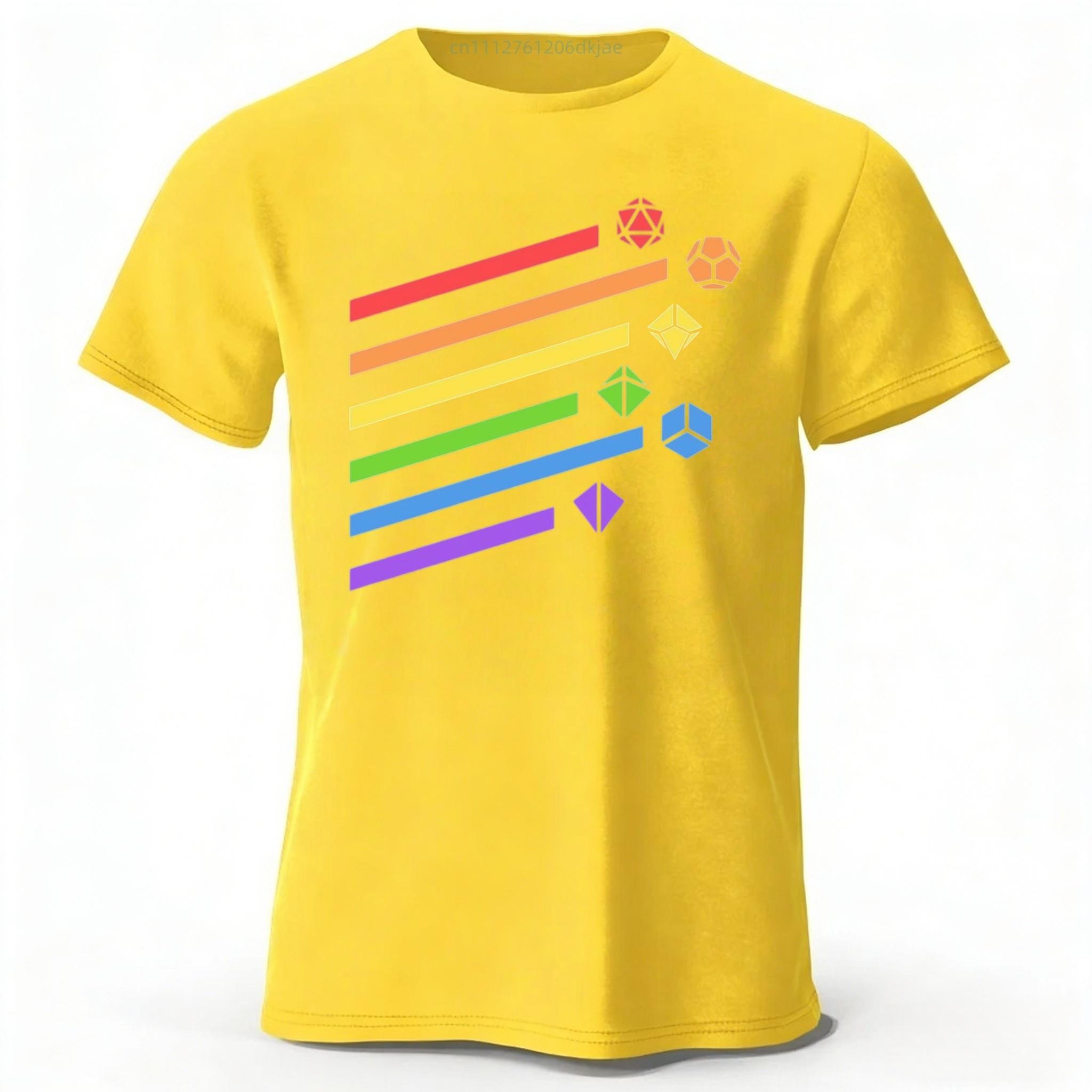 Rainbow Dice Lines Pure Cotton Printed Short Sleeves Men s Fashionable Running Sports T-shirt Loose Oversized Soft Top S жовтий
Rainbow Dice Lines Pure Cotton Printed Short Sleeves Men s Fashionable Running Sports T-shirt Loose Oversized Soft Top S жовтий