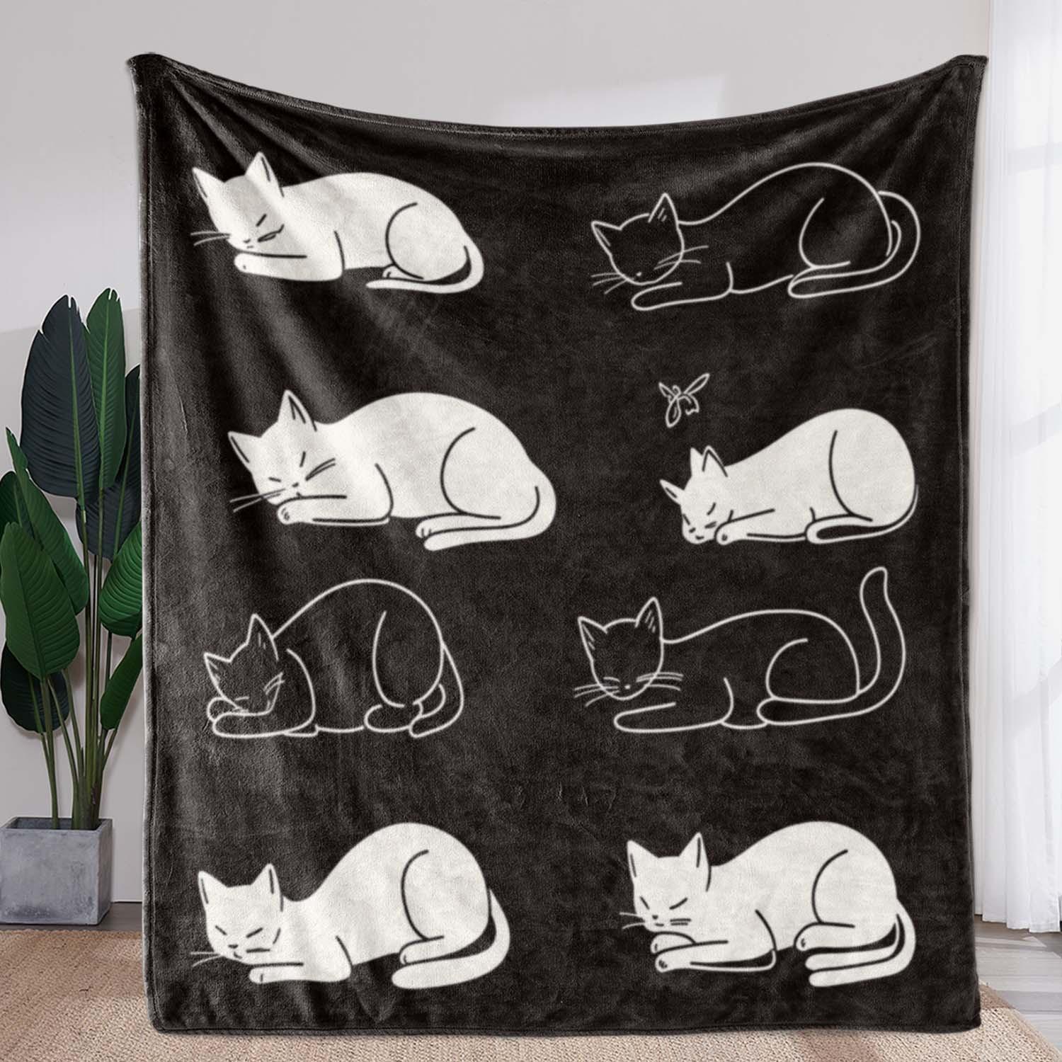 1pc Blanket, Retro Cat Print Blanket, Warm, Comfortable And Soft Blanket, Suitable for Sofa, Bed, Sofa, Car, Office, Flannel 75x90cm28x35in
1pc Blanket, Retro Cat Print Blanket, Warm, Comfortable And Soft Blanket, Suitable for Sofa, Bed, Sofa, Car, Office, Flannel 75x90cm28x35in