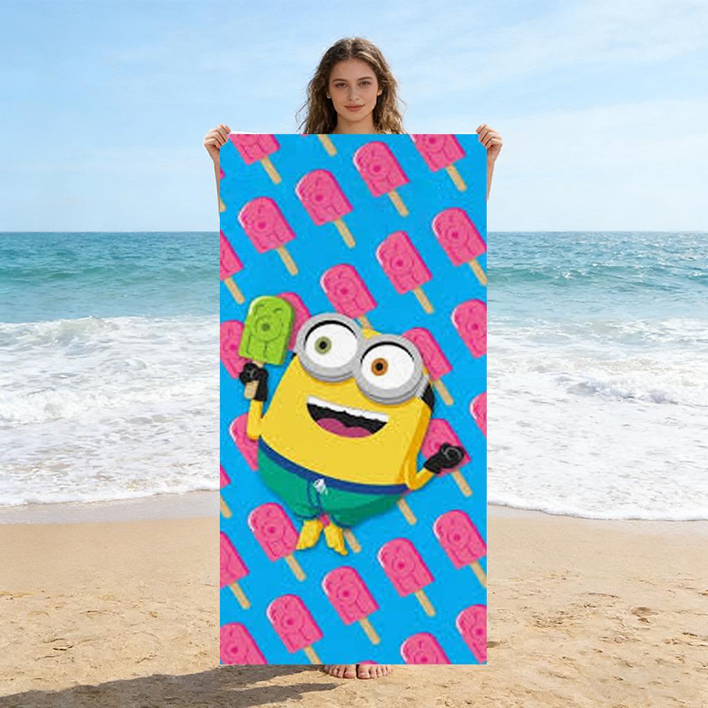 Big-eyed Cute Creature Popsicle Pattern Design Beach Towel Quick-drying Suitable for Beach Vacation Pool Funny Gift for Friends W30*H60(CM)
Big-eyed Cute Creature Popsicle Pattern Design Beach Towel Quick-drying Suitable for Beach Vacation Pool Funny Gift for Friends W30*H60(CM)