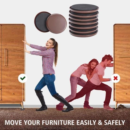 Yousheng 4Pcs Round Furniture Slider Carpet Hardwood Floor Furniture Mover Reusable Heavy Duty Furniture Sofa Bed Table Desk Floor Protector Moving S бежевый
Yousheng 4Pcs Round Furniture Slider Carpet Hardwood Floor Furniture Mover Reusable Heavy Duty Furniture Sofa Bed Table Desk Floor Protector Moving S бежевый